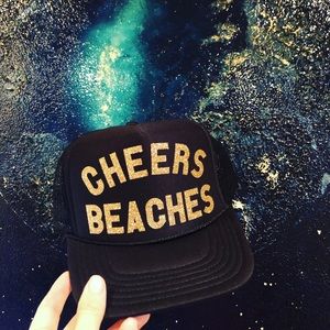 Cheers beaches trucker hat